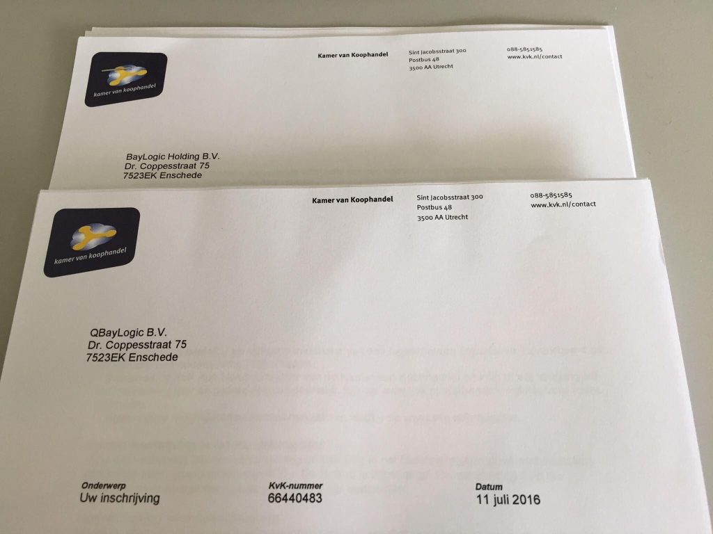 2016 07 11 Oprichting Kvk